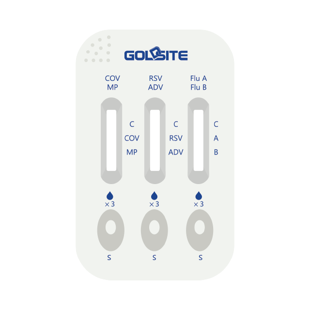 Набор антигенов SARS-CoV-2, MP, RSV, ADV и гриппа A/B «6 в одном»